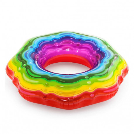 Bestway ujumisrõngas Rainbow 36163 7463 115cm