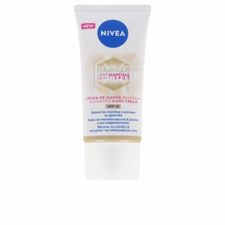 NIVEA LUMINOUS 630º ANTIMANCHAS crema manos SPF15 50 ml