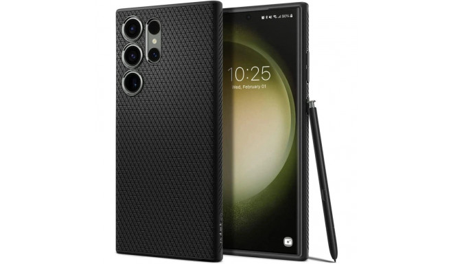 Spigen kaitseümbris Liquid Air Case for Samsung Galaxy S23 Ultra, must