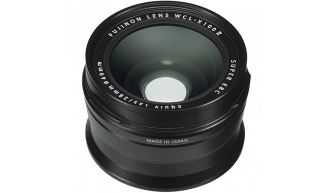 WCL-X100 II Wide Conversion Lens (X100F, X100T, X100S, X100) Black