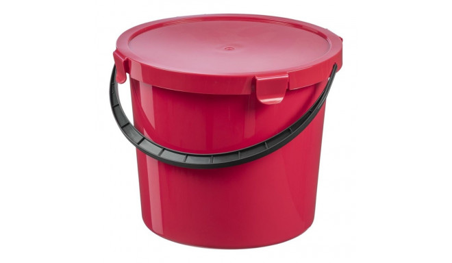 BUCKET WITH LID 10L 60790807 DARK PINK