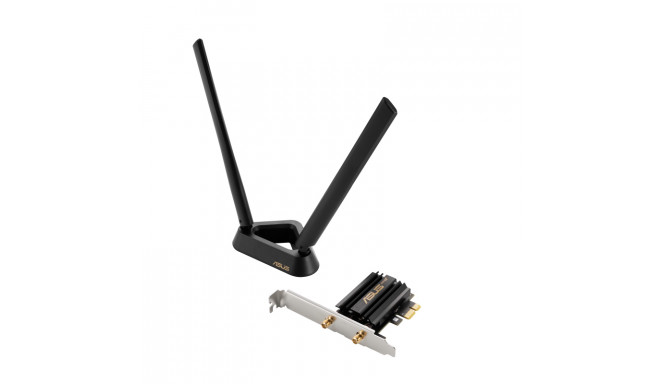 Asus PCE-AXE59BT PCI-E-WiFi 6 adapter ja Bluetooth 5.2 adapter