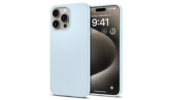 Spigen Thin Fit case for iPhone 15 Pro Max - light blue