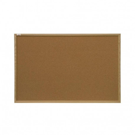 Cork board, 60x90 cm, wooden frame