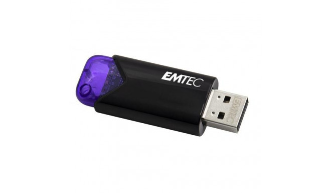 Emtec Click Easy USB flash drive 128 GB USB Type-A 3.2 Gen 1 (3.1 Gen 1) Black, Violet