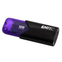 Emtec Click Easy USB flash drive 128 GB USB Type-A 3.2 Gen 1 (3.1 Gen 1) Black, Violet