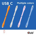 CLUB3D USB C cable blue
