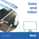 CLUB3D USB C cable blue