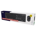 Trust Ody II keyboard Mouse included Universal RF Wireless QWERTY US English Black