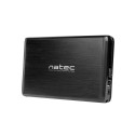 NATEC NKZ-0448 storage drive enclosure 3.5" HDD enclosure Black