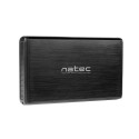 NATEC NKZ-0448 storage drive enclosure 3.5" HDD enclosure Black