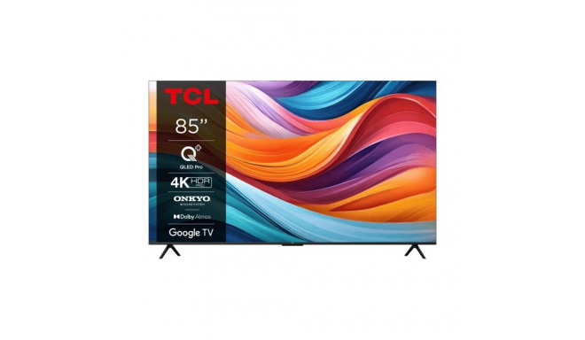 TCL T7B seeria 85T7B TV 2,16 m (85") 4K Ultra HD Nutiteler Wi-Fi Titaan 450 cd/m²