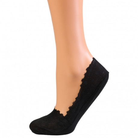 SOKISAHTEL GIUSY musta värvi pitsilised stepsid 444