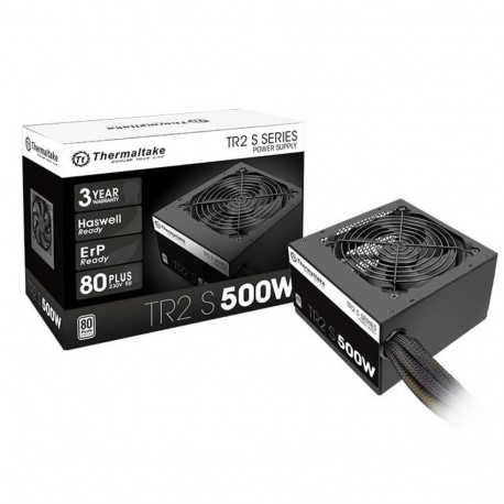 TR2 S must toiteplokk 500W (80+ 230V EU, 2xPEG, 120mm, Single Rail)