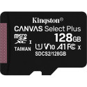 Kingston Canvas Select Plus MicroSDXC Card 128 GB Class 10 UHS-I/U1 A1 V10 (SDCS2/128GBSP)