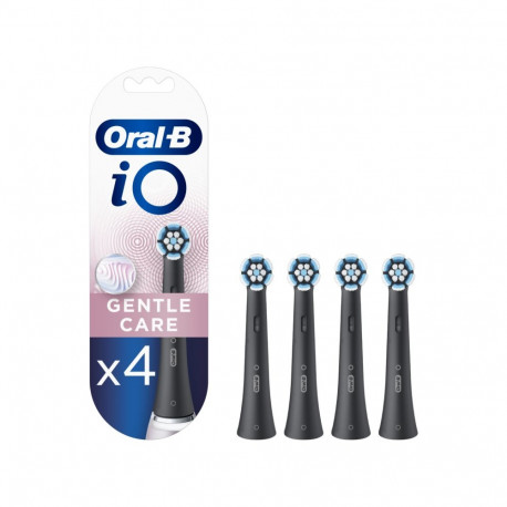 Oral-B harjapead iO Gentle Care täiskasvanutele 4tk, must