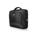 PORT DESIGNS | Courchevel | Fits up to size 15.6 " | Messenger - Briefcase | Black | Shoulder strap