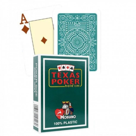 Modiano Texas Hold Em Playing Cards (Dark Green)