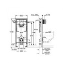 Concealed WC frame and button set Grohe RAPID SL 3-IN-1 38772SH0, white button