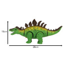 Kaugjuhitav dinosaurus RC Stegosaurus kõnnib süttib ja möirgab