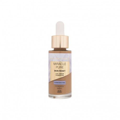 Max Factor Miracle Pure Skin Reset 2in1 Serum Foundation (30ml) (80-85 Medium)
