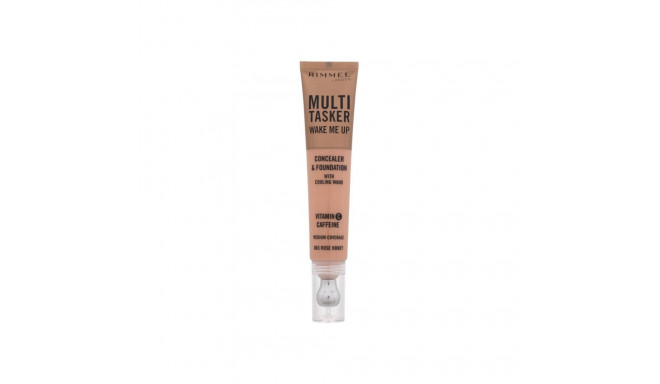 Rimmel London Multi Tasker Wake Me Up Concealer & Foundation (20ml) (065 Rose Honey)