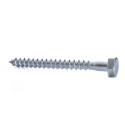CHIPBOARD SCREW DIN571 6.0X80 WHITE ZN