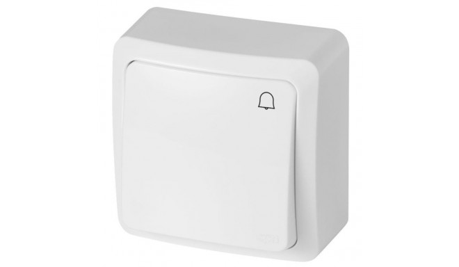 PUSH BELL SWITCH WHITE