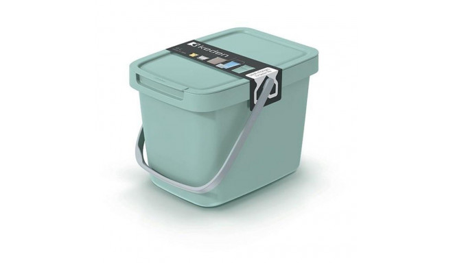 WASTE BIN SOFT GREEN 6L