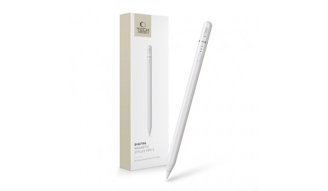 TECH-PROTECT DIGITAL MAGNETIC STYLUS PEN ”3” IPAD WHITE