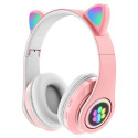 Bemi B39 Noise Cancell Kids Cat Bluetooth Wireless Headset FM Radio / MP3 Mico SD and Phone call Pin