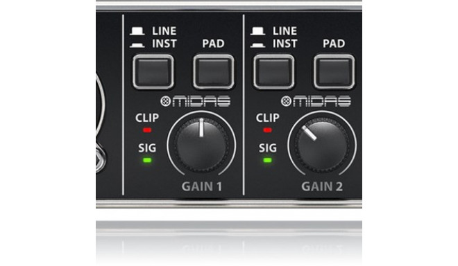 Behringer UMC404HD recording audio interface