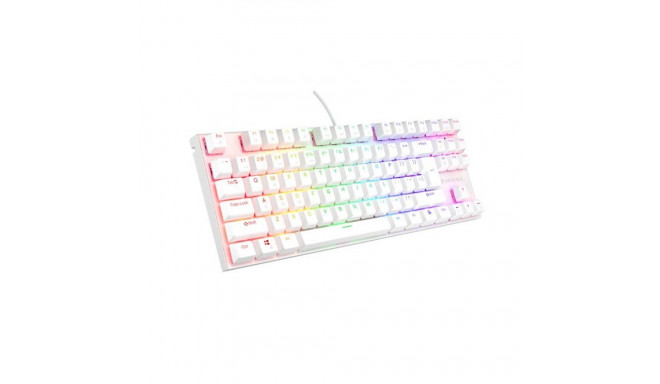 THOR 303 | Mehaaniline Mänguriklaviatuur | Juhtmega | US | Valge | USB Type-A | Outemu Peach Silent