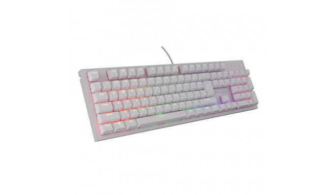 GENESIS Thor 303 keyboard Gaming USB QWERTY US English White