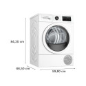 BOSCH Dryer WTU876IHSN, Energy class A++, 9kg, Depth 61.3 cm, Heat pump