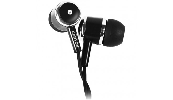 CANYON headphones EPM-01 Mic 1.2m Black