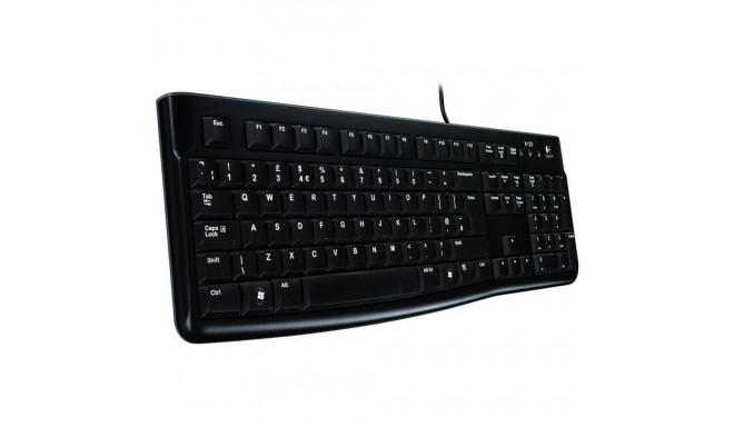 LOGITECH K120 Corded Keyboard - BLACK - USB - NORDIC - B2B