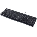 LOGITECH K120 Corded Keyboard - BLACK - USB - NORDIC - B2B