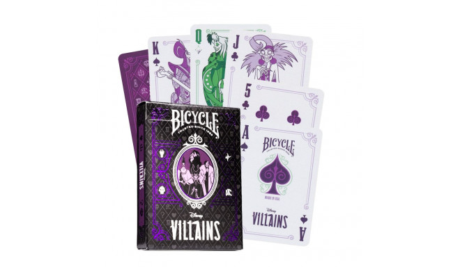 Bicycle Disney Villains Playing Cards (Purple)