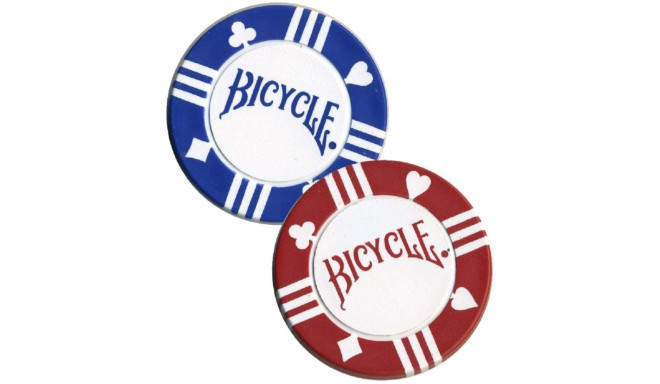 Bicycle 100 Poker Chip Set With Case