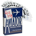 Aviator Jumbo Poker Cards (Blue)