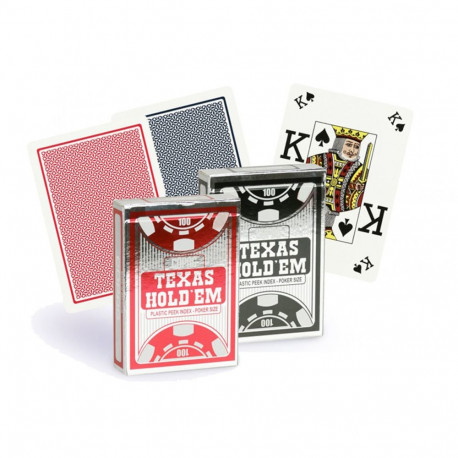 Copag Texas Holdem Peek Index Poker Cards (Black)