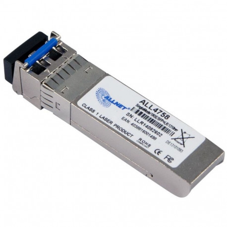 "ALLNET Switch Modul ALL4758-INDU SFP+(Mini-GBIC), 10Gbit Singlemode, LR/LC, Industrial -40 -+85Grad