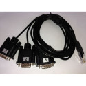 "ALLNET MSR zbh. COM-Port RJ45 Adapter mit 3 seriellen Ports f. z.B. ALL4500/3500/3691/3692/3693 etc