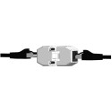 "ALLNET TP-TP Kupplung CAT6A Buchse 1:1 8-pol. RJ45 magnetische Sicherungskupplung Abwurfbuchse PoE 