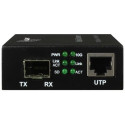 "Z ALLNET Medienkonverter 10GBASE-T auf 10GBASE-SX/LX Single-/Multimode SFP+ Mini-GBIC Anschluss ALL