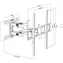 TV Wall Mount 43-100&#39;&#39; MC-423 80kg