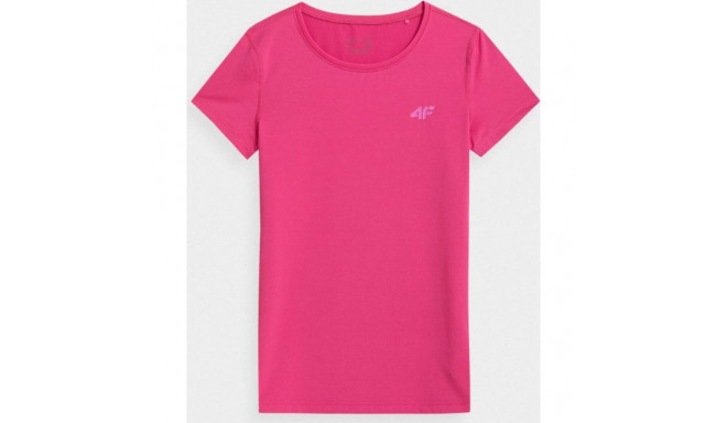 4f Women's T-shirt H4L22-TSDF352 pink size XS