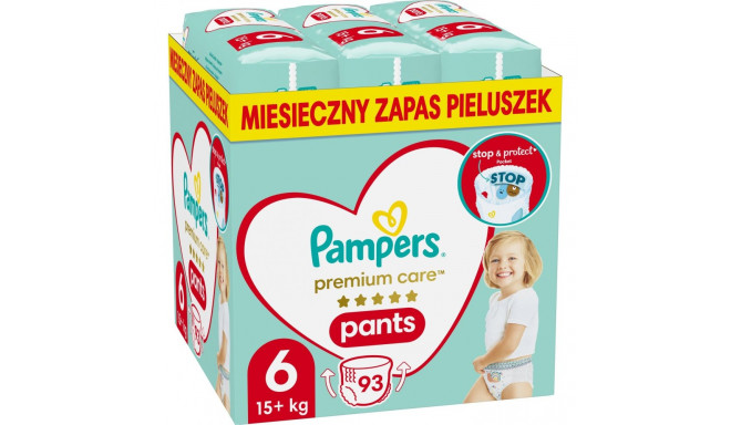 Pampers Diaper Pants Premium Care 6, 15+ kg, 93 pcs.