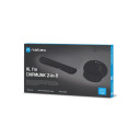 MOUSE PAD WRIST REST NATEC CHIPMUNK 2-IN-1 ERGONOMIC SET BLACK FOAM FILLING